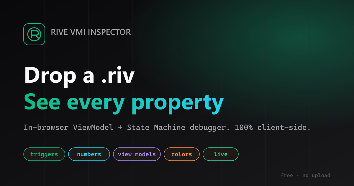 Rive Viewer Online — Preview & Inspect .riv Files Free